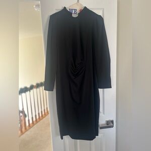 Black Clergy Long Sleeve Dress